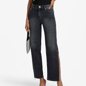 Alice + Olivia 〰️ Gayle Crystal Embellished Jeans